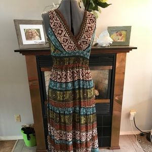 Boho long summer dress